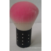 Cepillo cosmético de la manera rosada, etiqueta privada Venta caliente pincel de Kabuki